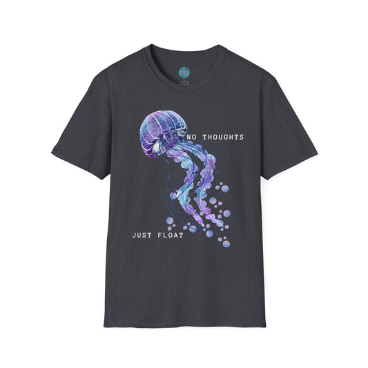 Jellyfish Graphic Tee- No thoughts Just float