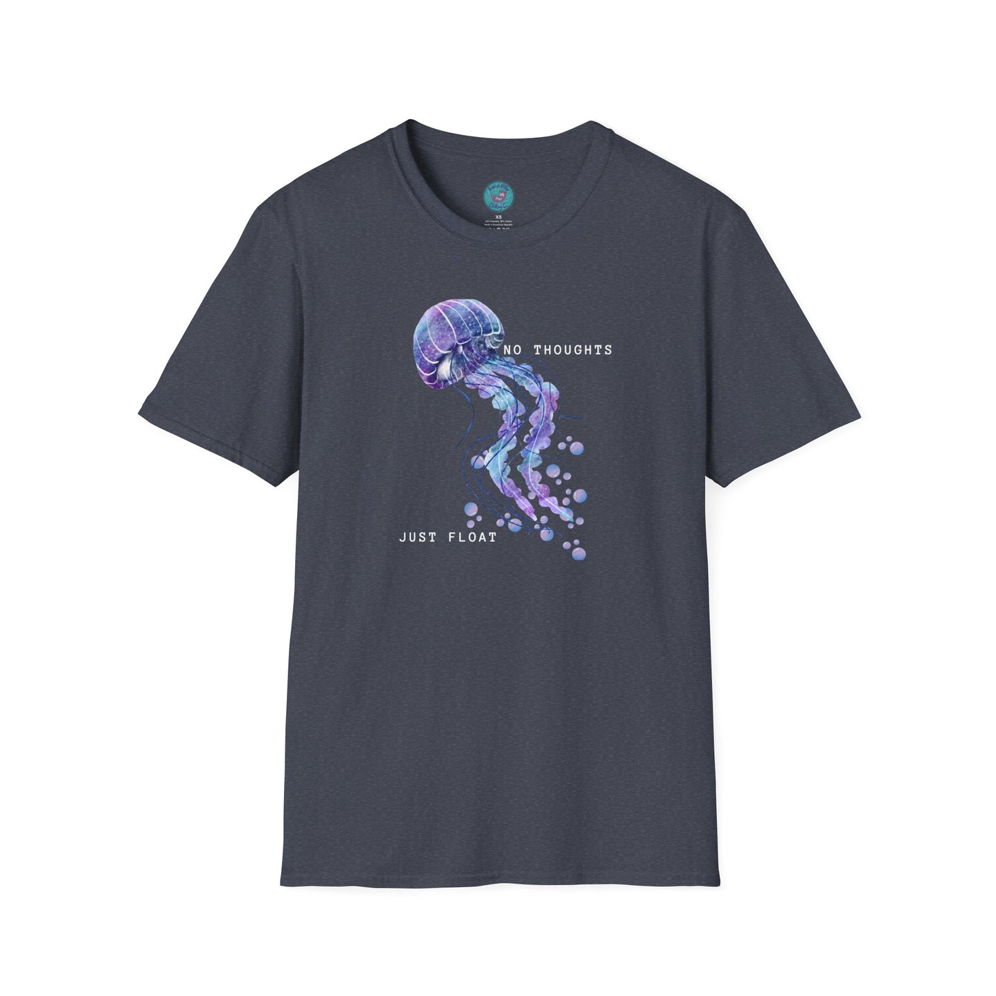 Jellyfish Graphic Tee- No thoughts Just float