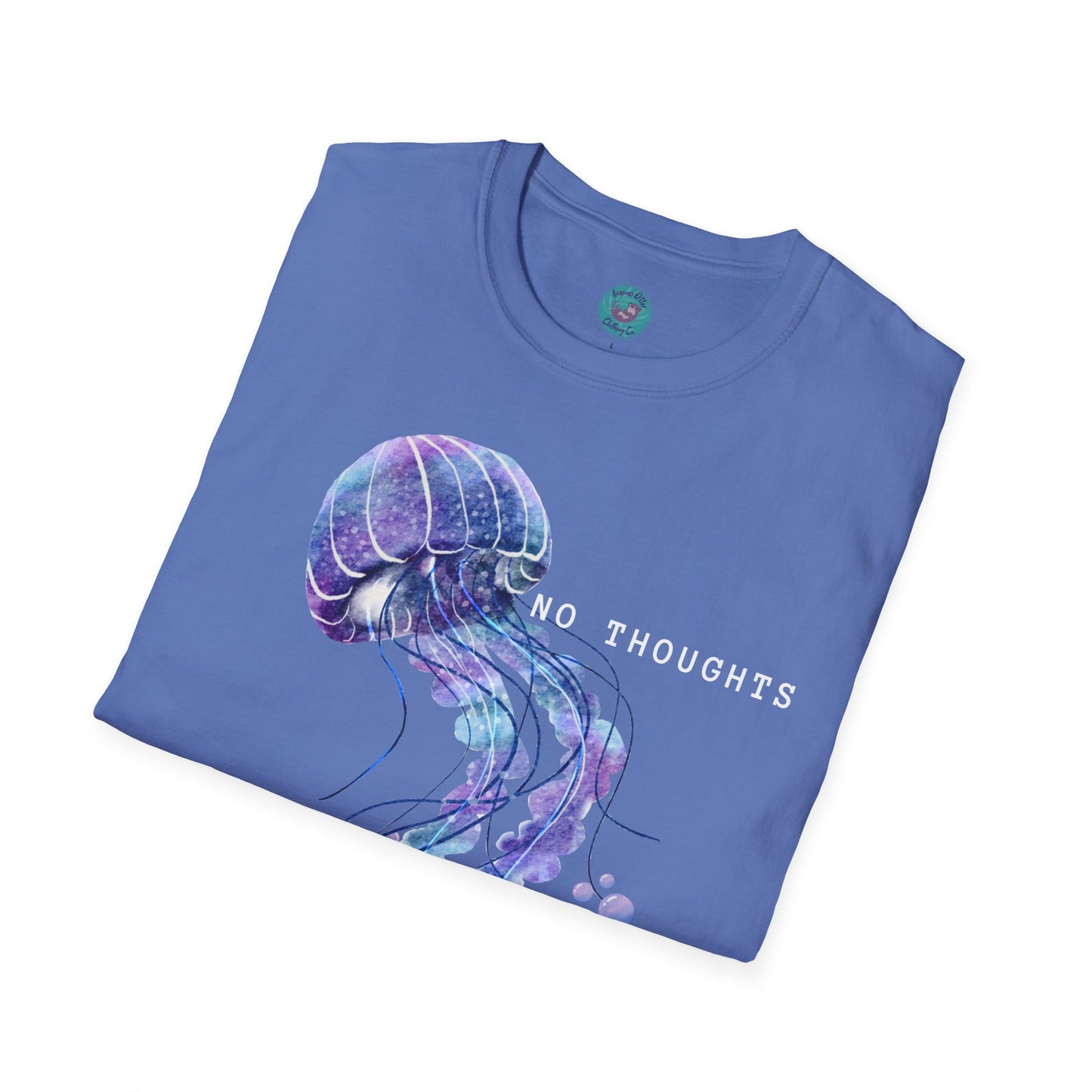 Jellyfish Graphic Tee- No thoughts Just float