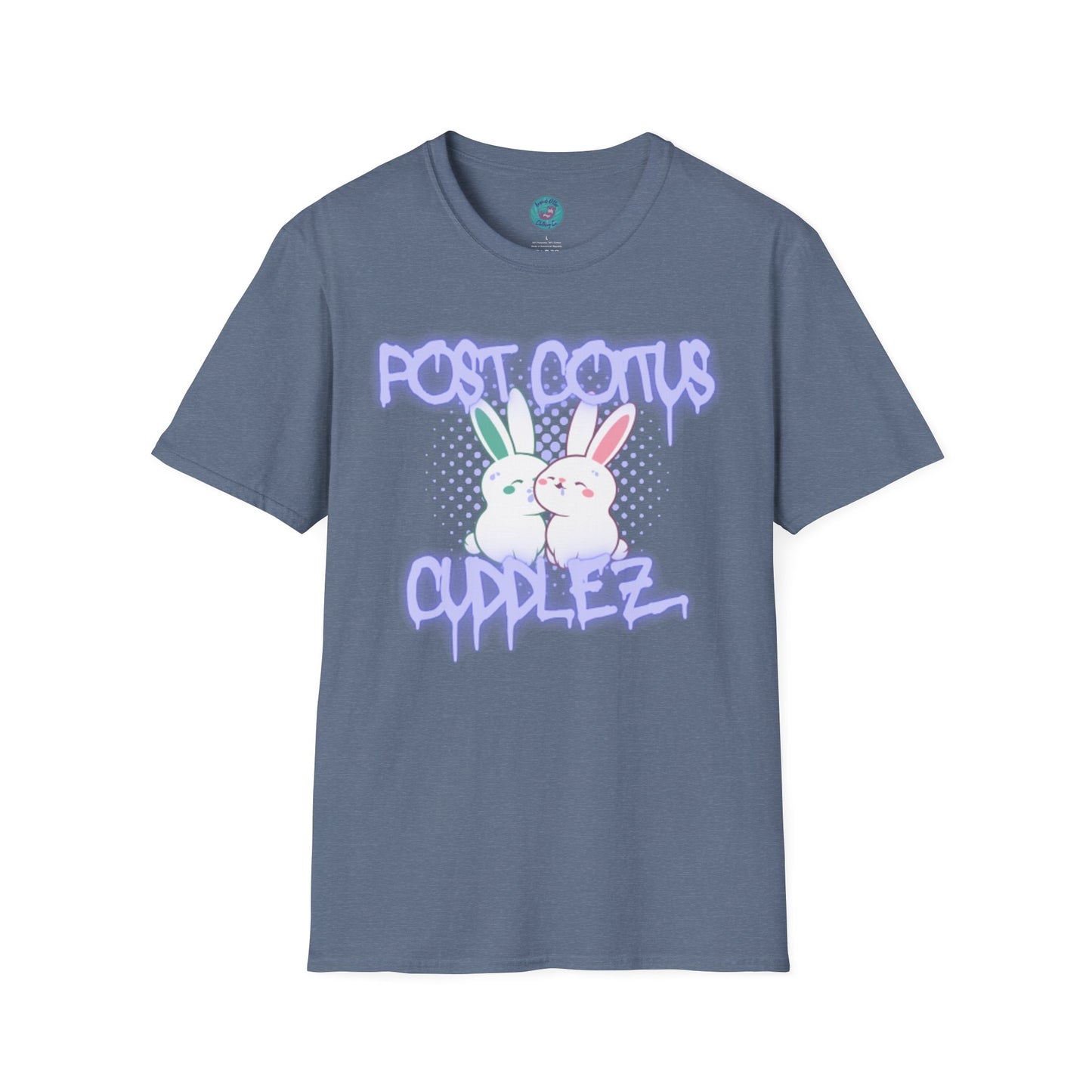 "Post Coitus Cuddlez" Bunny Graphic Tee Shirt