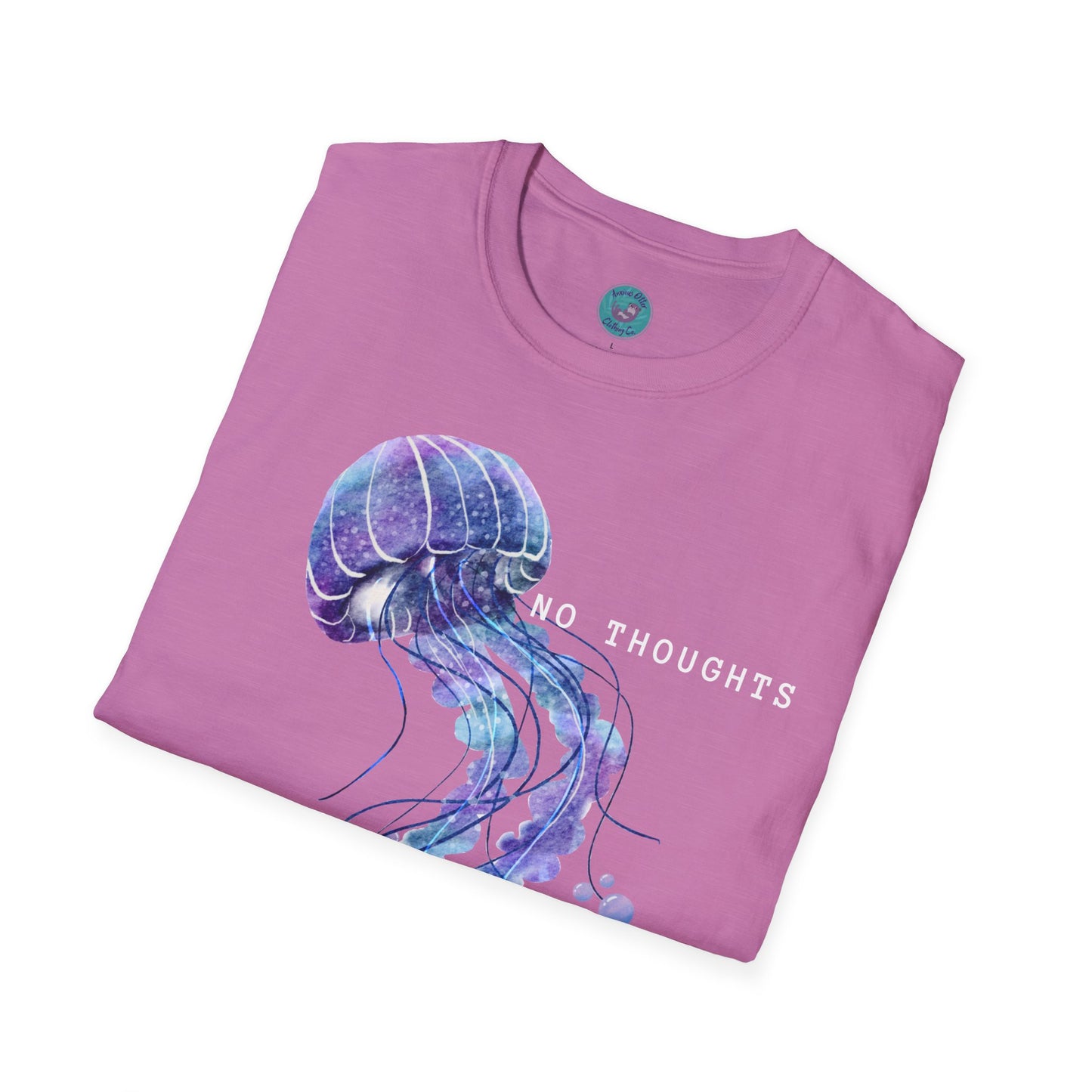 Jellyfish Graphic Tee- No thoughts Just float