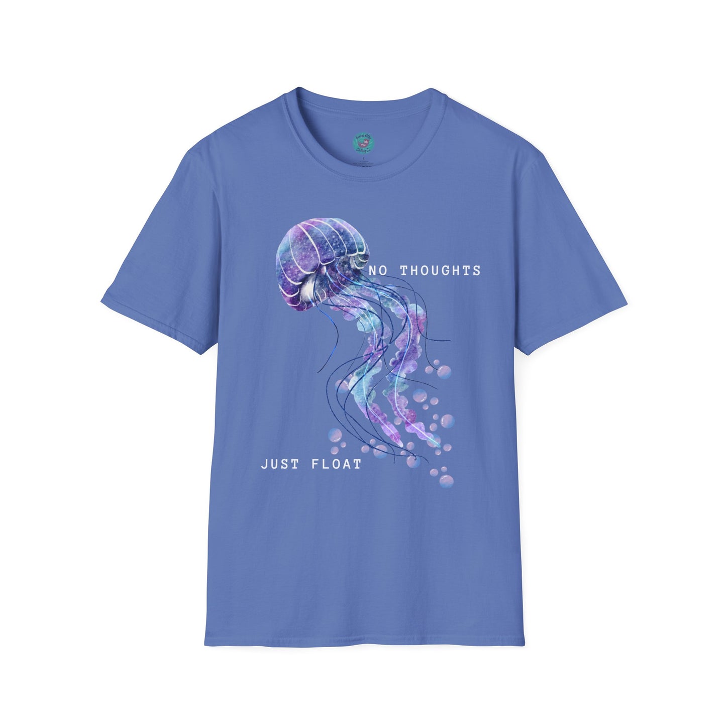 Jellyfish Graphic Tee- No thoughts Just float