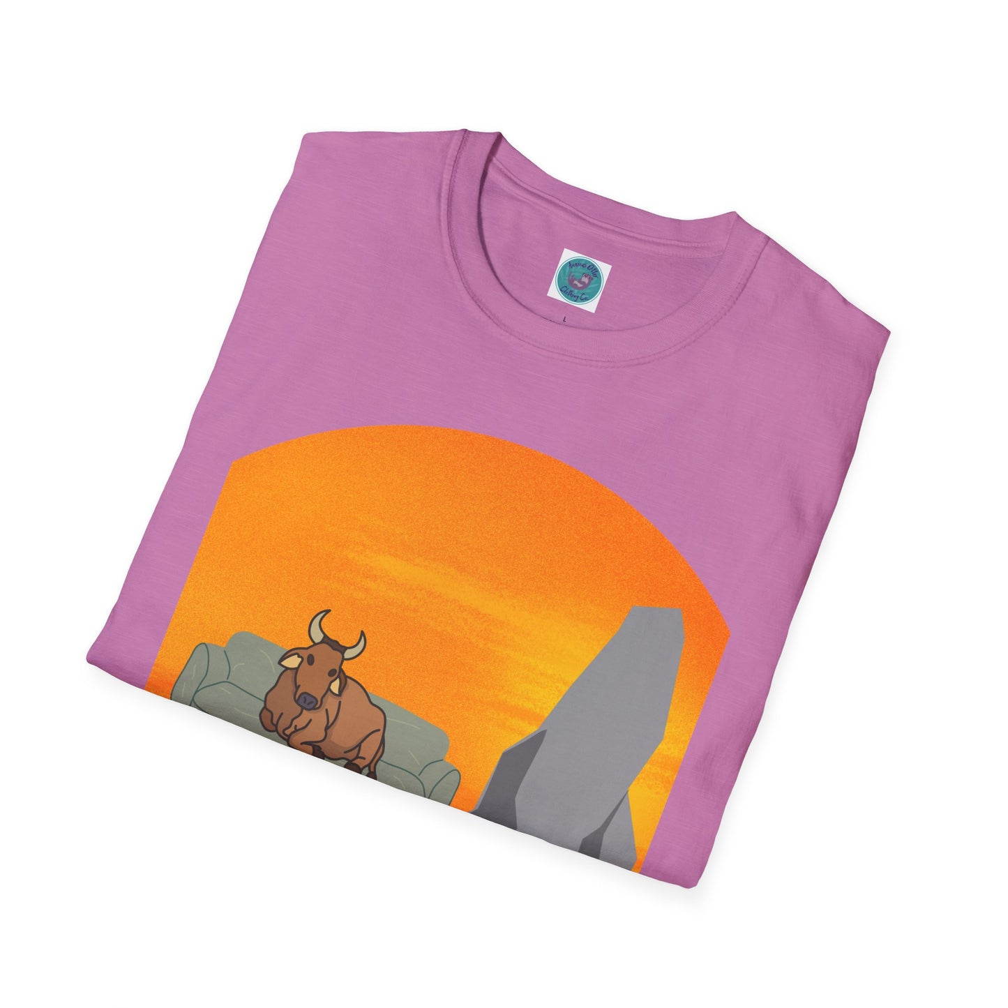 "Cowch Potato" at Sunset Graphic Tee