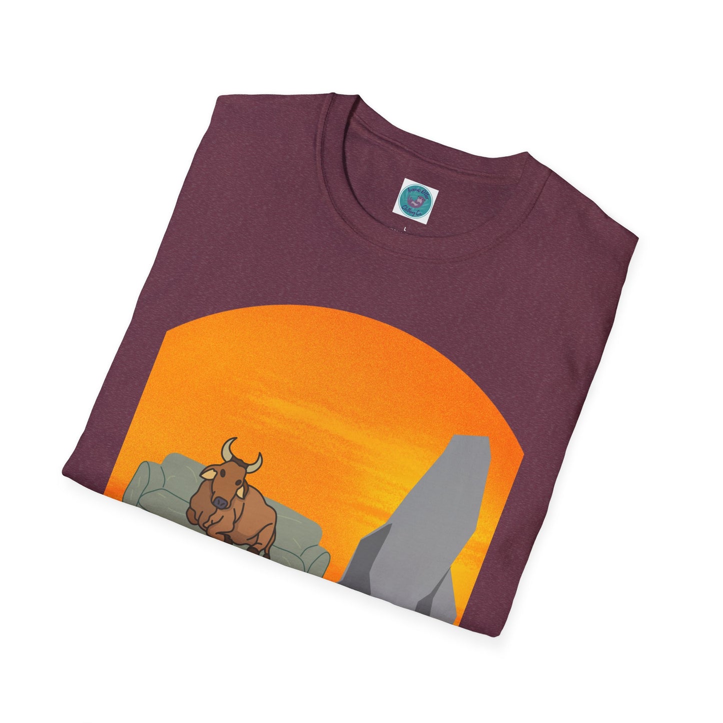 "Cowch Potato" at Sunset Graphic Tee