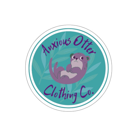 Anxious Otter Clothing Co. Sticker