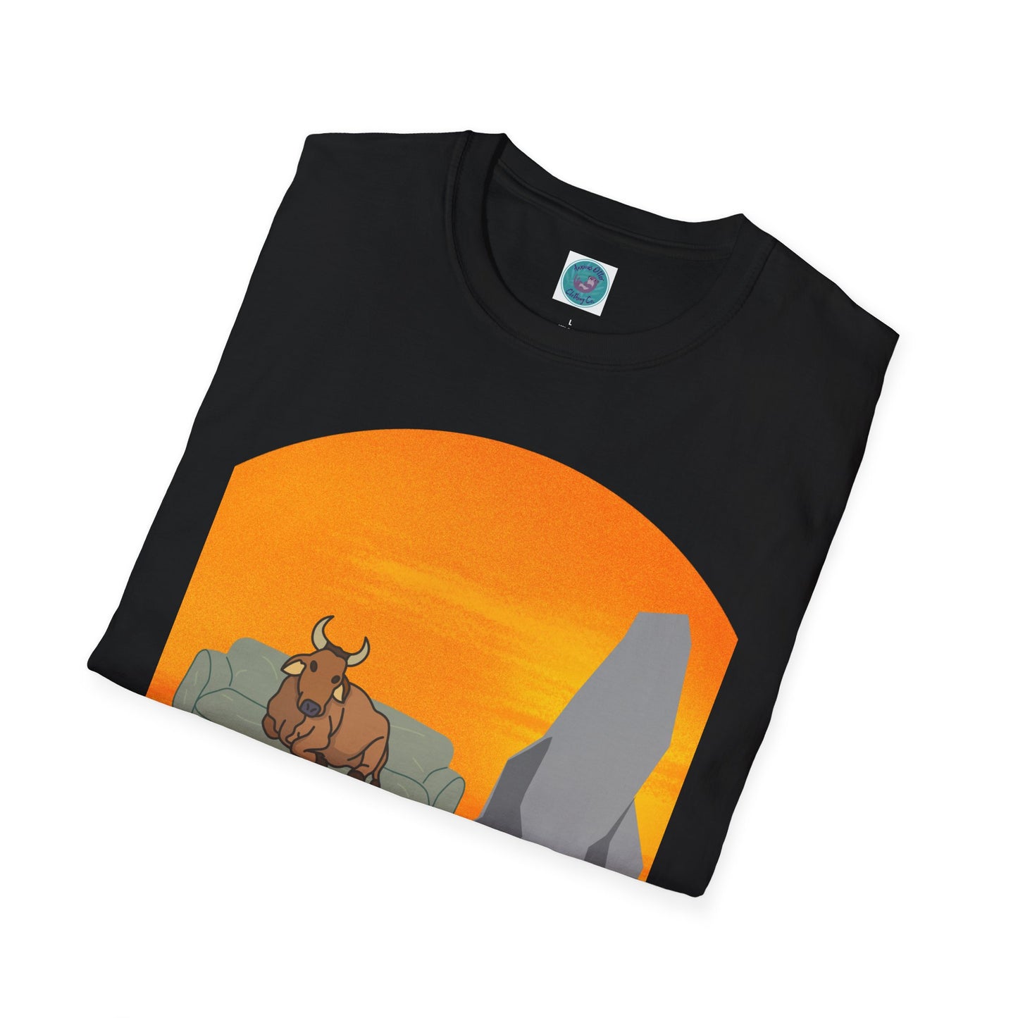 "Cowch Potato" at Sunset Graphic Tee