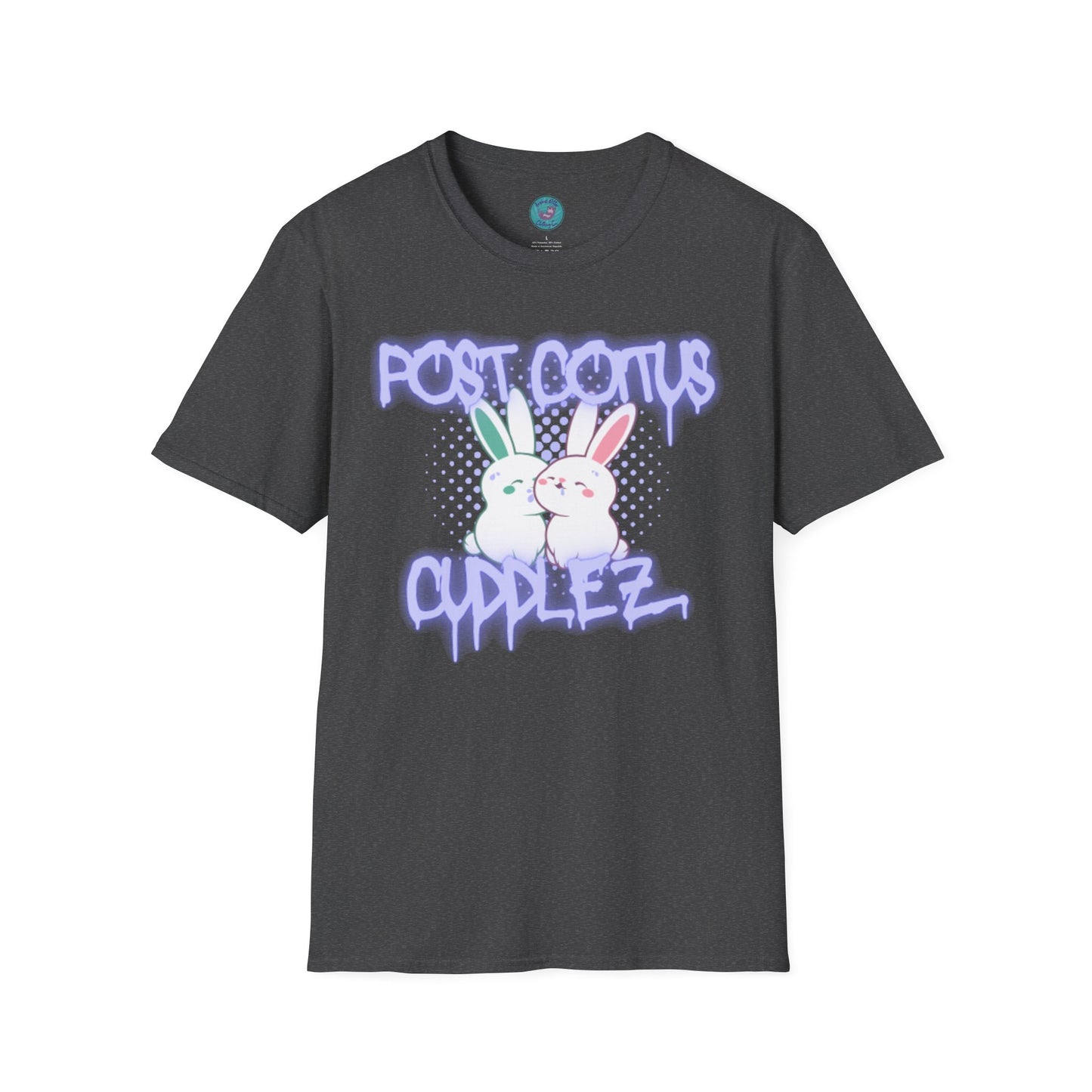 "Post Coitus Cuddlez" Bunny Graphic Tee Shirt