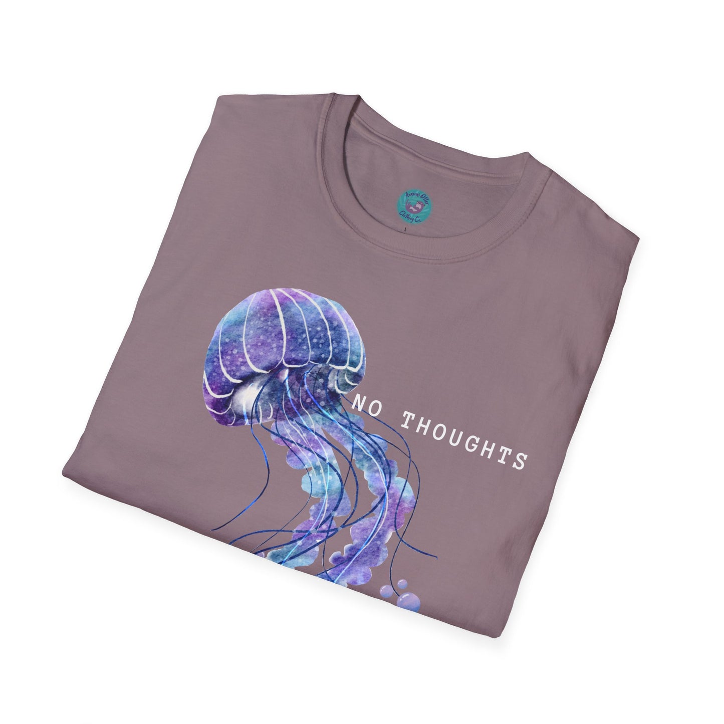 Jellyfish Graphic Tee- No thoughts Just float