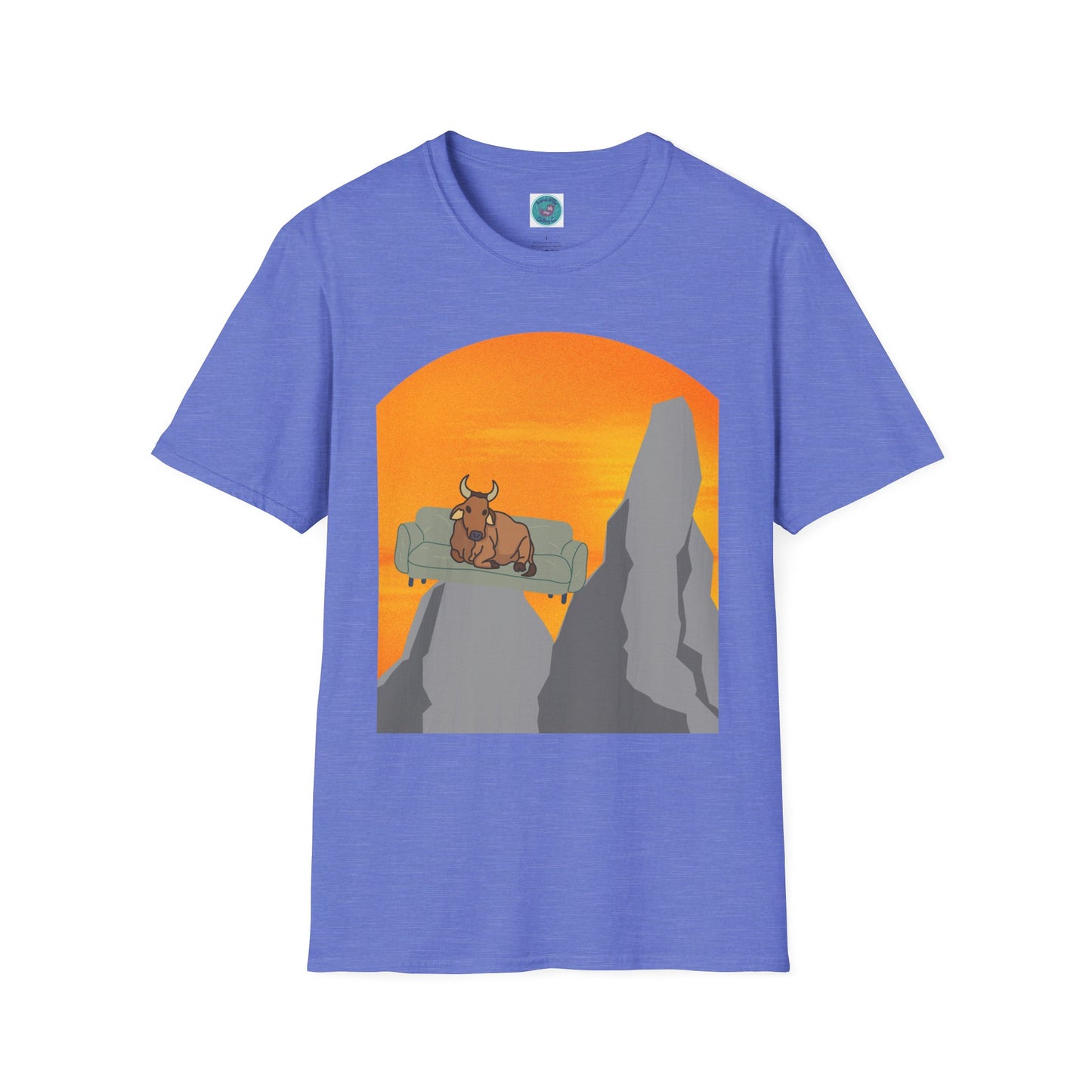 "Cowch Potato" at Sunset Graphic Tee