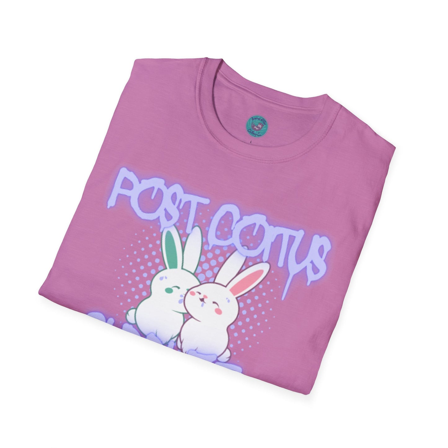 "Post Coitus Cuddlez" Bunny Graphic Tee Shirt