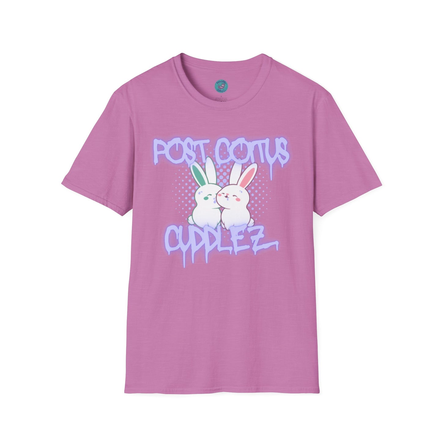 "Post Coitus Cuddlez" Bunny Graphic Tee Shirt