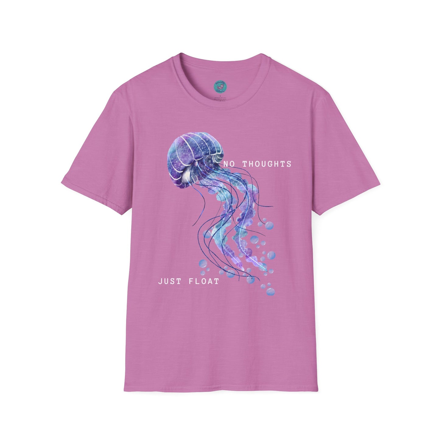 Jellyfish Graphic Tee- No thoughts Just float